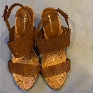 BCBG wedges/sandals